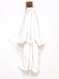 (image for) White Bathrobe on Hook by Bette Jo Chudy