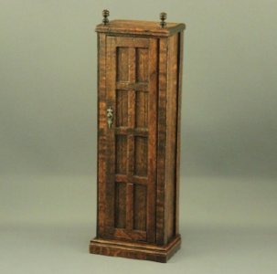 (image for) Miniature Tudor Narrow Cupboard for Doll Houses