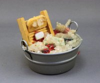 (image for) Dollhouse Miniature Washing Board and Laundry Set