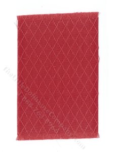 (image for) Miniature Dark Pink Diamond Rug for Dollhouses