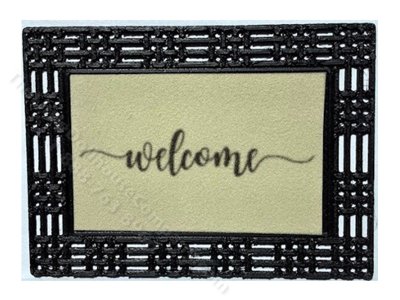 (image for) Miniature "Welcome" Door Mat Set