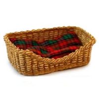 (image for) Dollhouse Scale Model Dog Basket