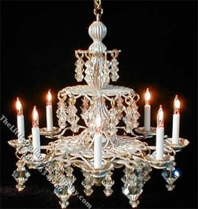 (image for) Miniature Symphony White Chandelier
