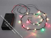 (image for) String of Mini Christmas Lights for Dollhouses, Colourful
