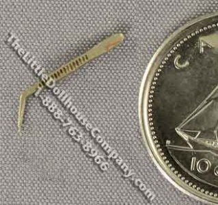 (image for) Miniature Angled Tweezers for Dollhouses
