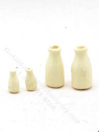 (image for) Miniature Set of Four Milk Bottles