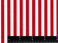 (image for) Miniature Red/White Striped Wallpaper