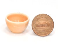 (image for) Miniature Orange Glazed Ceramic Bowl