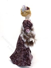 (image for) Elegant Woman in Evening Dress Doll by Carie Lourenco