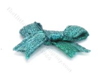 (image for) Miniature Blue Glitter Bow for Dollhouses