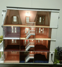 (image for) Half Scale Hegeler Carus Masion Laser Cut Dollhouse Kit
