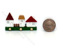 (image for) Miniature Wooden Houses Hanger Kit by Pierluigi