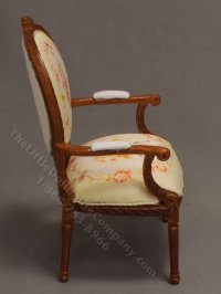 (image for) French 19th Century Louis XV Style Walnut Armchair