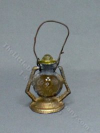 (image for) Vintage Miniature Brass Lantern for Dollhouses