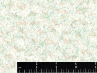 (image for) Squiggles on Green and Gold Miniature Wallpaper for Dollhouses