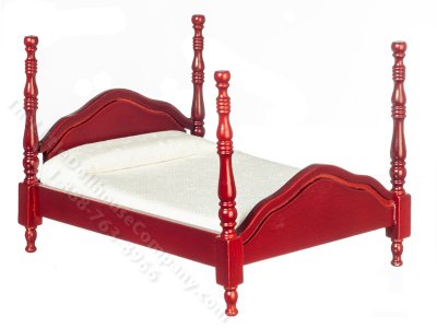 (image for) Miniature Cannonball Bed for Dollhouses