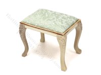 (image for) Miniature Unfinished Stool with Cushioned Seat