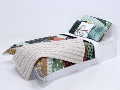 (image for) Miniature Countryside Farm Bedding for Dollhouses