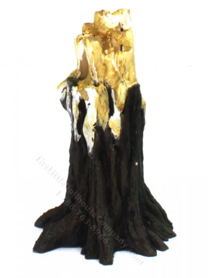(image for) Miniature Tree Stump Candelabra