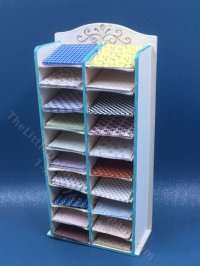 (image for) Miniature Scrapbooking Paper Rack Kit for Dollhouses