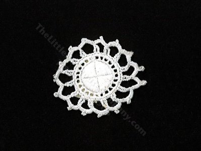 (image for) Miniature Lace Doily for Dollhouses