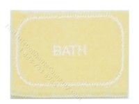 (image for) Miniature Yellow Bath Mat for Dollhouses