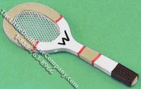 (image for) Dollhouse Scale Model Tennis Racket