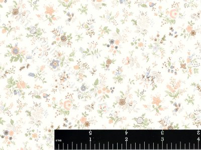 (image for) Monique Floral Pattern Miniature Wallpaper for Dollhouses - Pink