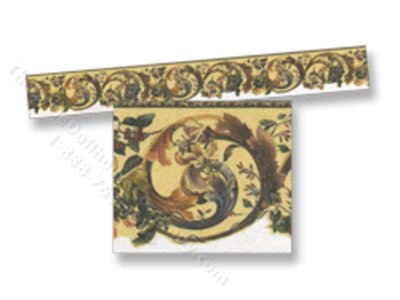 (image for) Dollhouse Scale Model Wallpaper Borders