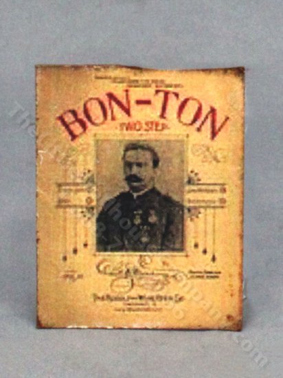 (image for) Miniature Replica Bon-Ton Sheet Music for Dollhouses
