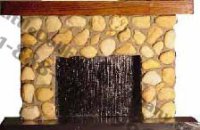 (image for) Seaside Natural Stone Dollhouse Fireplace