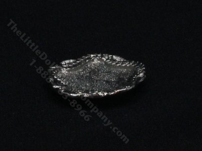(image for) Miniature Silver Platter for Dollhouses