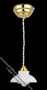 (image for) Miniature Battery Operated Banbury Ceiling Lamp for Dollhouses
