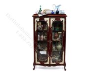 (image for) Miniature Mahogany China Cabinet by Twylla Charles