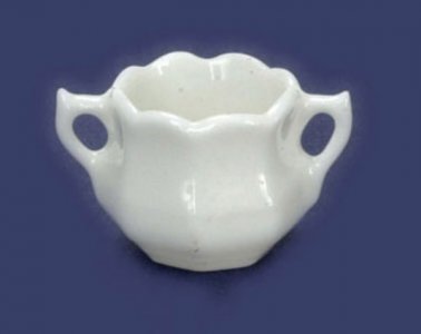 (image for) Miniature Vase or Chamber Pot with Two Handles for Dollhouses