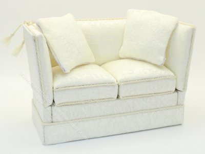 (image for) Miniature White Knole Settee