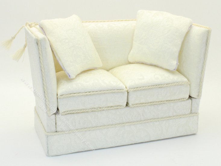 (image for) Miniature White Knole Settee