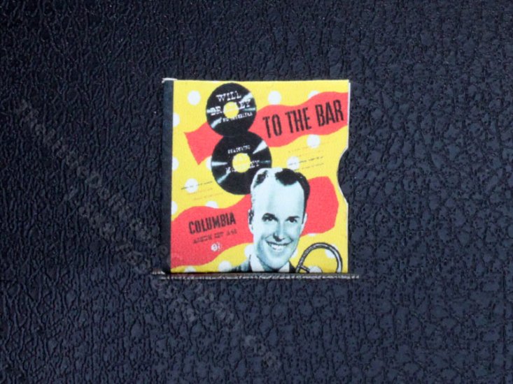 (image for) Miniature "8 To The Bar" Vinyl Record Sleeve for Dollhouses