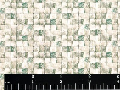 (image for) Grey Mosaic Tile Miniature Wallpaper for Dollhouses