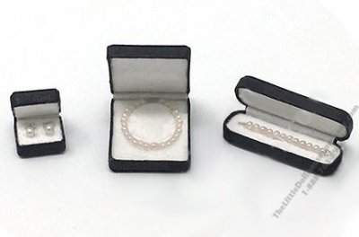 (image for) Dollhouse Miniature Jewelry Silver Pearl