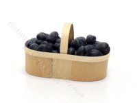 (image for) Miniature Basket of Plums by Gail Wise