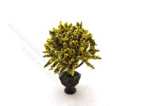 (image for) Miniature 2.5" inch Potted Topiary with Yellow Blossoms