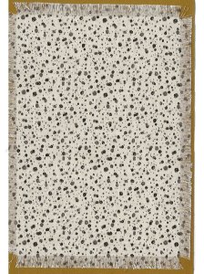 (image for) Miniature Cream Speckle Rug for Dollhouses - Large