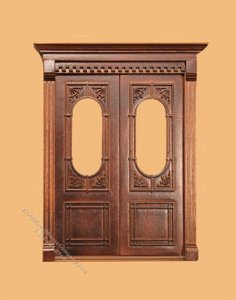 (image for) Miniature Rosemont Double Door, Walnut
