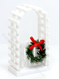 (image for) Half Scale Miniature Christmas Garden Arch Trellis