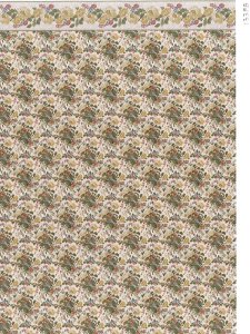 (image for) Floral Wallpaper with Border