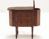 (image for) Miniature Martha Washington Sewing Table By Judith Blondell
