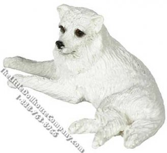 (image for) Dollhouse Scale Model Spitz Dog