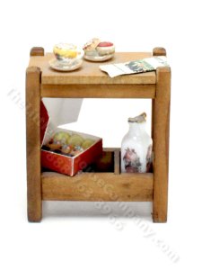 (image for) Miniature Tea-Time Side Table for Dollhouses