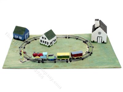 (image for) Miniature Handmade Model Train Diorama for Dollhouses